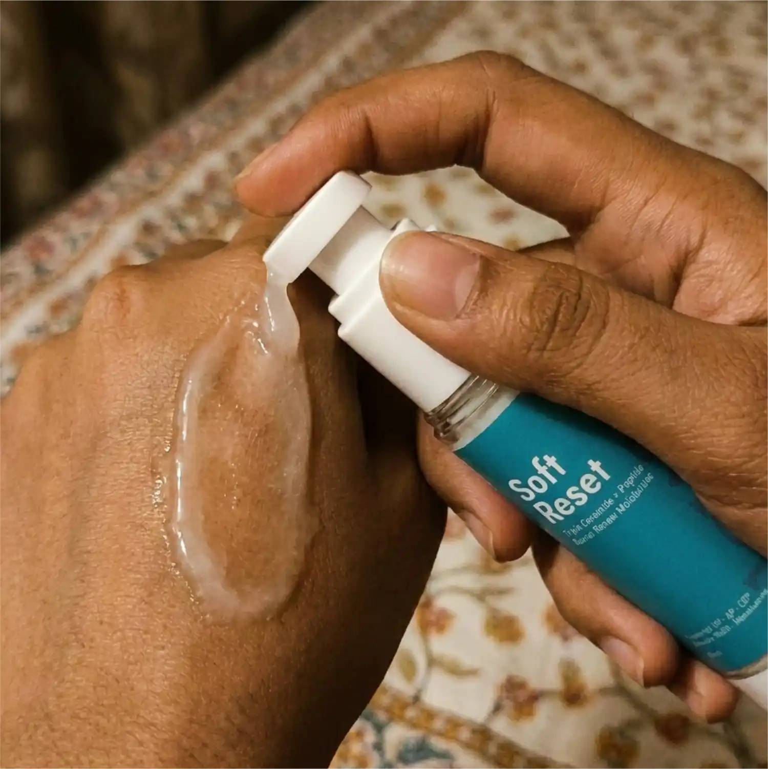 Hard-water skin, restored